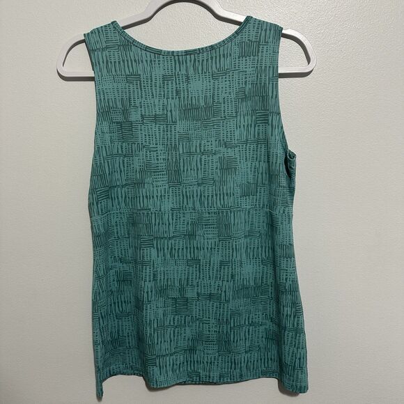 PATAGONIA Green Bandha Stretch Sleeveless Outdoor Athletic Tank Top Size Large - Picture 2 of 9